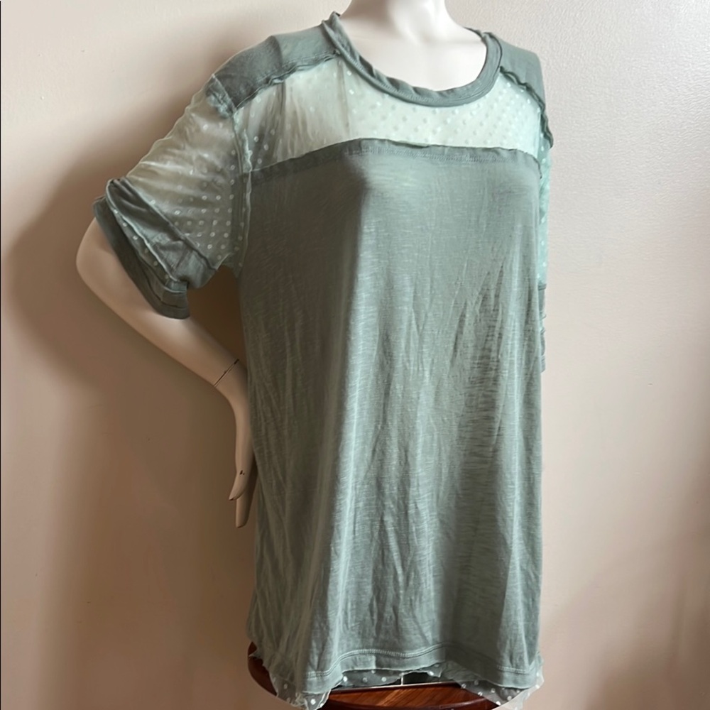 Umgee Green Boxy Relaxed T-Shirt